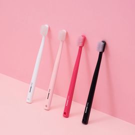 [PAUL MEDISON] Double Micro-Bristle Toothbrush Set Pink Edition 20p | Elastic & Ultra-Fine Bristles for Deep Cleaning with 2.5cm Head for Full Oral Care